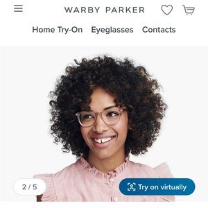 Warby Parker, Blue-Light-Filtering Glasses, Durand, Rose Gold